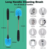 120362 Merge 3-1 Stainless Steel Water Bottle Brush Cleaning Brush Long Handle Cleaner Z262 xxxxxxx You 240426.