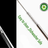 120367 Merge 3 Drinking Straw Cleaner 5mm Brushes Reusable Stainless Steel 17.5 Long Z262 xxxxxxx You 240426.