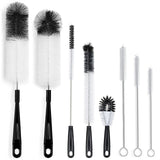 120368 Merge 8 Set Nylon Straw Brush Set Cleaner Bottle Glass Tube Pipe Small Long Cleaning Z262 xxxxxxx You 240426.