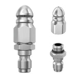 120414 Merge High Pressure Sewer Jet Nozzle 1/4" Stainless Steel Drain cleaner Tool Z321 xxxxxxx You.