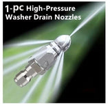 120414 Merge High Pressure Sewer Jet Nozzle 1/4" Stainless Steel Drain cleaner Tool Z321 xxxxxxx You.