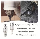 120414 Merge High Pressure Sewer Jet Nozzle 1/4" Stainless Steel Drain cleaner Tool Z321 xxxxxxx You.