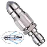 120414 Merge High Pressure Sewer Jet Nozzle 1/4" Stainless Steel Drain cleaner Tool Z321 xxxxxxx You.