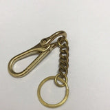 120510 Merge Solid Brass Key Chain Holder Keyring Bag Wallet With Snap Hook Z313 xxxxxxx You 070826.