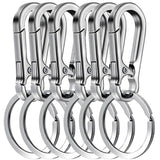 120517 Merge 6 Pieces Metal Carabiner Key chain Key Ring clip Hook Holder For Keys Z313 xxxxxxx You 070826.