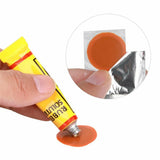 128111 Merge Bike Tyre Puncture Repair Tool Kit Patches Glue Z322 Z202
