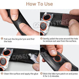 128115 Merge 15 Pieces Bike Tyre Tube Puncture Repair Tool Kit Bicycle Cycling Patches Glue Z322 Z202 250926.
