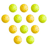128145 Merge 12 Pickleballs Pieces Set 40 Hole Design Durable Indoor Outdoor PE Balls Z327 Z202 131026.