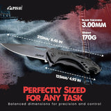 128152 Merge Outdoor Rainbow Titanium Blade Folding Pocket Knife Hunting Camping Survival EDC Pick You Colour Z330 101026.