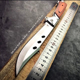 Brown Handle Knife Outdoor Survival Camping Pocket Hunting Knife fixed Blade Z330 128153