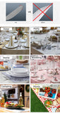Cutlery Set Stainless steel Knife Fork spoon Kitchen Tableware Set Sliver 120 Pieces 128168 Z332.