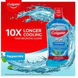 130176 Merge Colgate Mouth Wash Peppermint Alcohol Free Plax 500ml Z177.