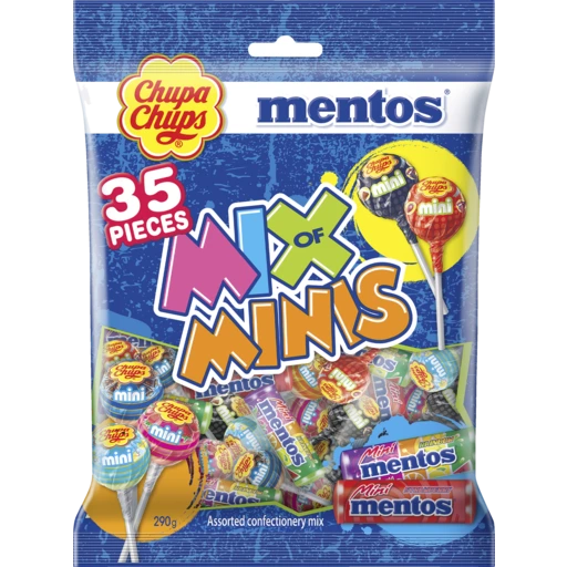 130209 Merge Chupa Chups Mentos Mix Of Minis 35 Pieces 290g Z105 xxxxxxx You.