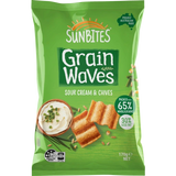 130235 Merge Sunbites Grain Waves Sour Cream and Chives 170-175g Z105 xxxxxxx You.