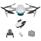 13116 Merge Follow Me GPS Drone 4K HD Camera 5G RC Quadcopter with Batteries (White) X166.