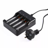 13129 Merge Smart USB Battery Charger 12 4 Slots For 3.7V Rechargeable Battery Charge AU Plug X131.