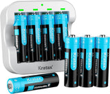 13131 Merge Kratax 1.5v 4- AA/4- AAA Rechargable Li-ion Battery Lithiun + 1-USB Charger X131 xxxxxxx You 190426.