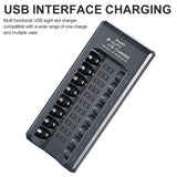 13132 Merge 1.2V 8 Slot USB Battery Charger For AA-AAA Ni-MHNi-CD Rechargeable Battery X131 xxxxxxx You 	190426.