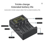 13133 Merge Intelligent Battery Charger 4-Slot For AA-AAA NI-CD NI-MH Recharger X131 xxxxxxx You 190426.