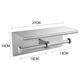 140162 Merge Toilet Paper Holder Double Roll Stainless Steel Hook Rack Wall Mounted Z312 xxxxxxx You 05.08.26