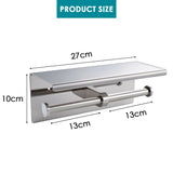 140162 Merge Toilet Paper Holder Double Roll Stainless Steel Hook Rack Wall Mounted Z312 xxxxxxx You 05.08.26