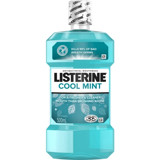 140181 Merge Listerine Cool Mint Mouth Wash 500ml Z177 xxxxxxx You.