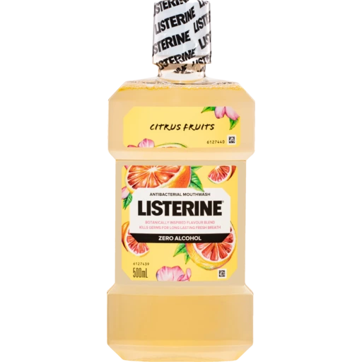 140184 Merge Listerine Citrus Fruits Zero Alcohol Mouthwash 500ml Z177 xxxxxxx You.