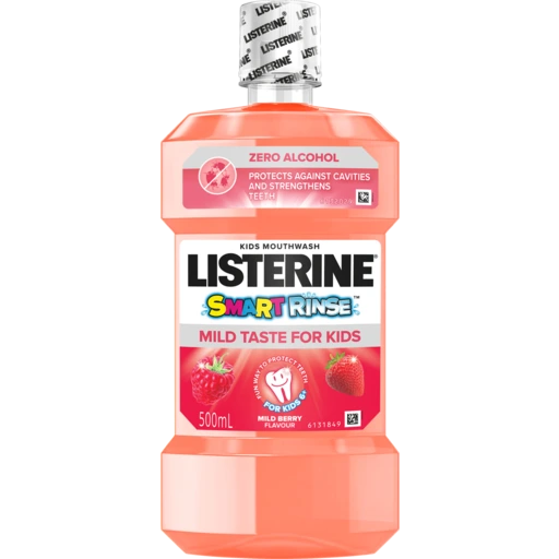 140186 Merge Listerine Smart Rinse Berry Shield Mouthwash For Kids 500ml Z177 xxxxxxx You.