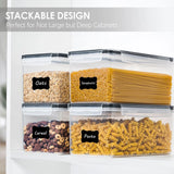 142022 Merge Food Storage Jar Set Of 4 Kitchen Grain Airtight Ceral Canisters Z198 xxxxxxx Z198 100826.