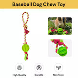 13231 Merge Dog Rope Toys Braided Pet Puppy Ball Chew Bite Toy Gift Tough Cotton Clean Teeth Green X155.