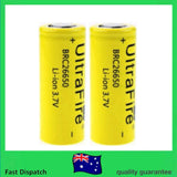 14113 Merge 2-UltraFire 3.7V 8800mAh 26650 Rechargeable Li-ion Battery For Flashlight X142 Z202 021026.