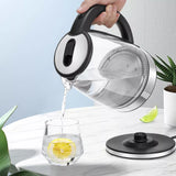 14127 Merge Dual Wall 2L Glass Cordless Kettle Electric LED Water Maker Jug S/Steel Kettle X181 xxxxxxx You 281128.