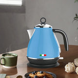 14132 Merge Vintage Electric Kettle Sky Blue 1.7L Stainless Steel Auto OFF 2200W Delonghi Kettle X181.