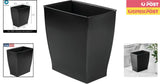 142031 Merge Compact Black Trash Can With Open Top Rubbish Bin 2.5 Gallon For Efficient Waste Disposal Z261 xxxxxxx You 230426.