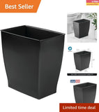 142031 Merge Compact Black Trash Can With Open Top Rubbish Bin 2.5 Gallon For Efficient Waste Disposal Z261 xxxxxxx You 230426.