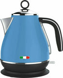 14132 Merge Vintage Electric Kettle Sky Blue 1.7L Stainless Steel Auto OFF 2200W Delonghi Kettle X181.