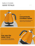 14133 Merge Vintage Electric Kettle Orange 1.7L Stainless Steel Auto Off 2200W Kettle X181 xxxxxxx You 190526.