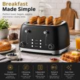 14148 Merge 4 Slice Pop Up Toaster Ceramic Heating 6 Settings Reheat Defrost Crumb Tray X182 xxxxxxx You 020816.