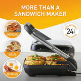 14151 Merge Sunbeam Cafe Style 4-Slice Sandwich Press And Maker Z311 xxxxxxx You 040826.