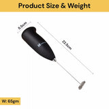 14162 Merge Milk Frother For Coffee Handheld Frother Electric Whisk, Milk Foamer Mini Mixer Z116.