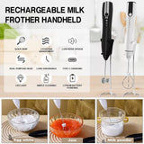 14163 Merge USB Rechargeable electric Egg Beater Milk Coffee Frother Drink Foamer Mixer Tool Z116.