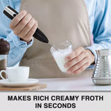 14163 Merge USB Rechargeable electric Egg Beater Milk Coffee Frother Drink Foamer Mixer Tool Z116.