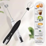14163 Merge USB Rechargeable electric Egg Beater Milk Coffee Frother Drink Foamer Mixer Tool Z116.