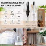 14163 Merge USB Rechargeable electric Egg Beater Milk Coffee Frother Drink Foamer Mixer Tool Z116.