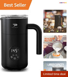 14168 Merge Elegant 4 In 1 Milk Frother & Steamer 350ml Automatic With Digital display Z116.