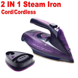 14174 Merge 2400W Cordless Steam Iron 2 in1 Cord Cordless Anti Drip With Ceramic Soleplate Z158 xxxxxxx You 070726.