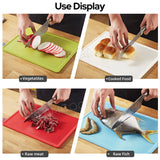 14193 Merge Gominimo 4 Pcs Colored Chopping Board Set With Colored Index And Stand Z252 xxxxxxx You 010426.