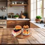 14194 Merge Wood Round Cutting Board Versatile Kitchen Chopping Board Z252 xxxxxxx You 010426.