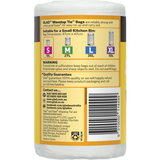 142009 Merge Glad Wavetop Tie Fragrance Free Small Kitchen Tidy Bags Roll 50x18L Z181.