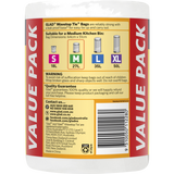 142010 Glad Wavetop Tie Scent Medium Tidy Bags 72x27L Z181.